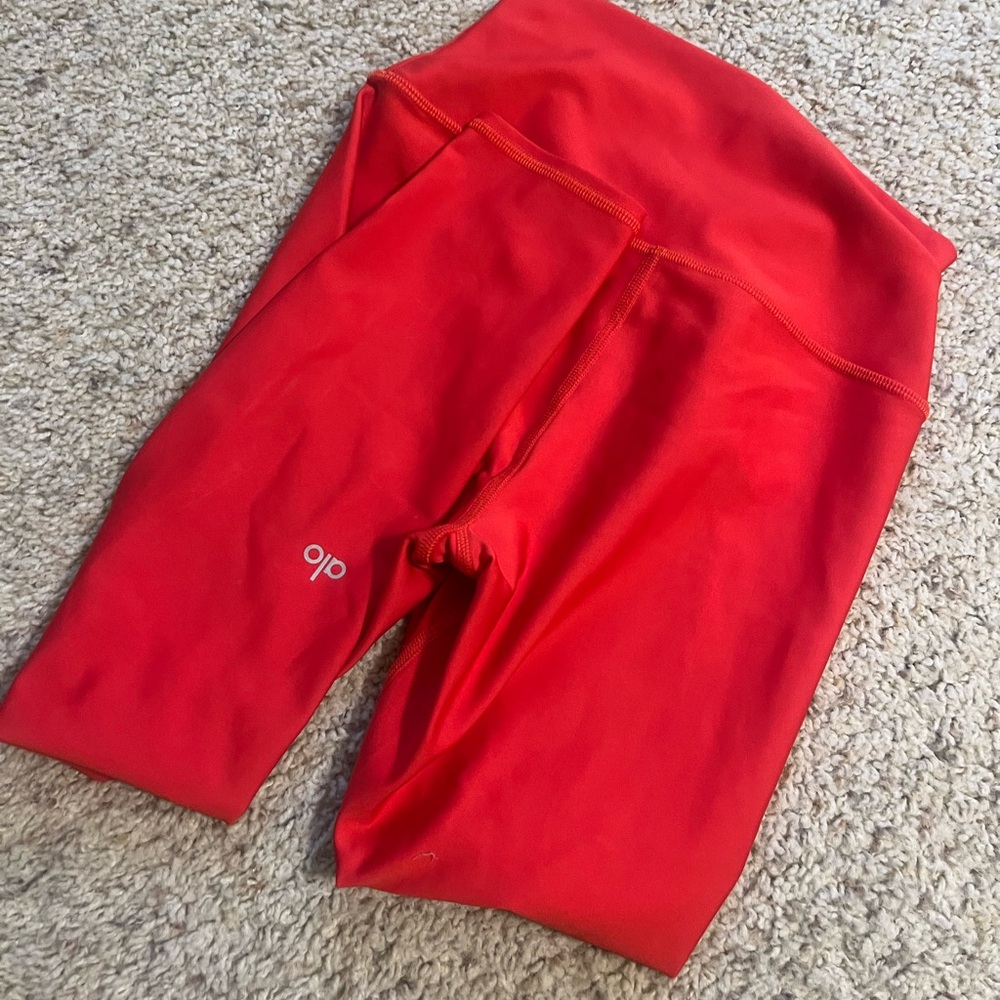 Alo Yoga Red Leggings